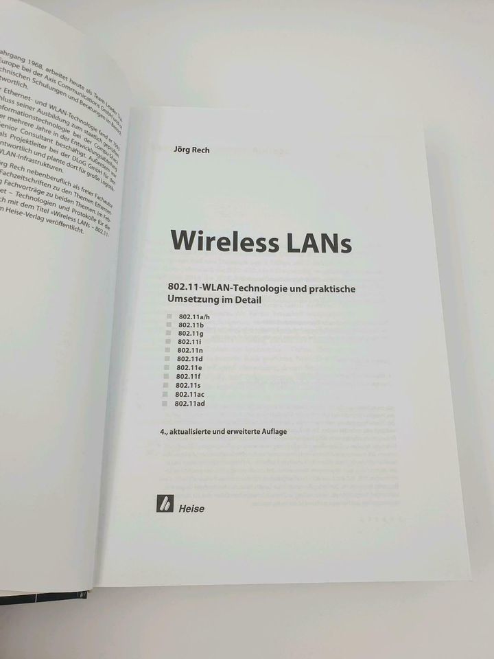Fachbuch "Wireless LANs" von Jörg Rech IT-Buch in Gülzow-Prüzen