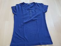 schlichtes T-Shirt Top | blau Knöpfe Zalando | 38 40 M Stuttgart - Stuttgart-Nord Vorschau