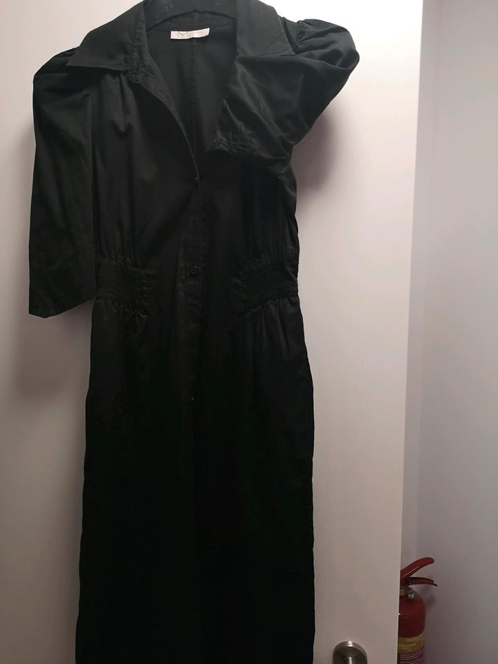 Kleid schwarz, H&M, Größe 36,tailliert in Bad Wurzach