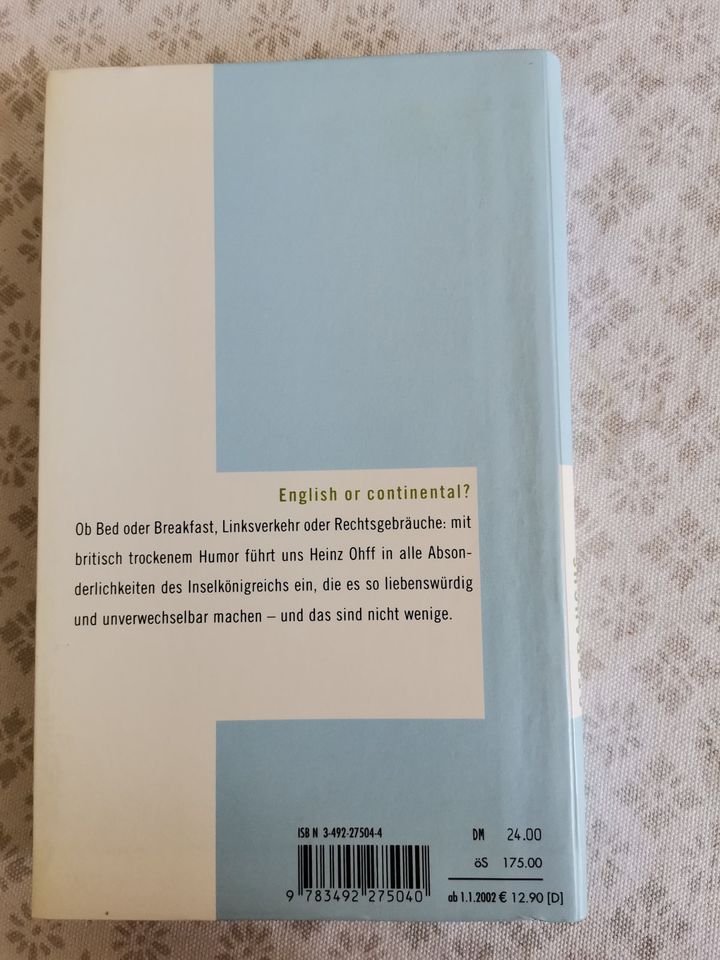 Heinz Ohff "Gebrauchsanweisung für England" Reiseführer in Schwabach