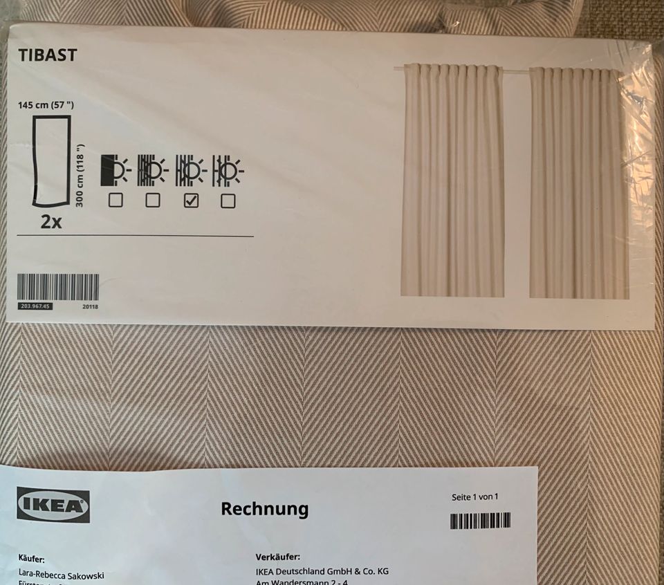 Ikea Tibast (Beige) 4x in München