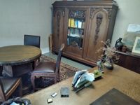 Antikes Büro Mobiliar von 1920, Schreibtisch, Schrank, Antik Baden-Württemberg - Pforzheim Vorschau