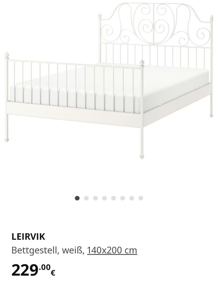 Ikea Bett LEIRVIK in Rostock