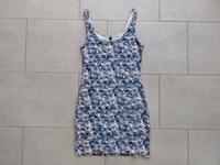 Minikleid Sommerkleid mit kleinen Rüschen Blumenmuster Gr 36 blau Nordrhein-Westfalen - Hennef (Sieg) Vorschau