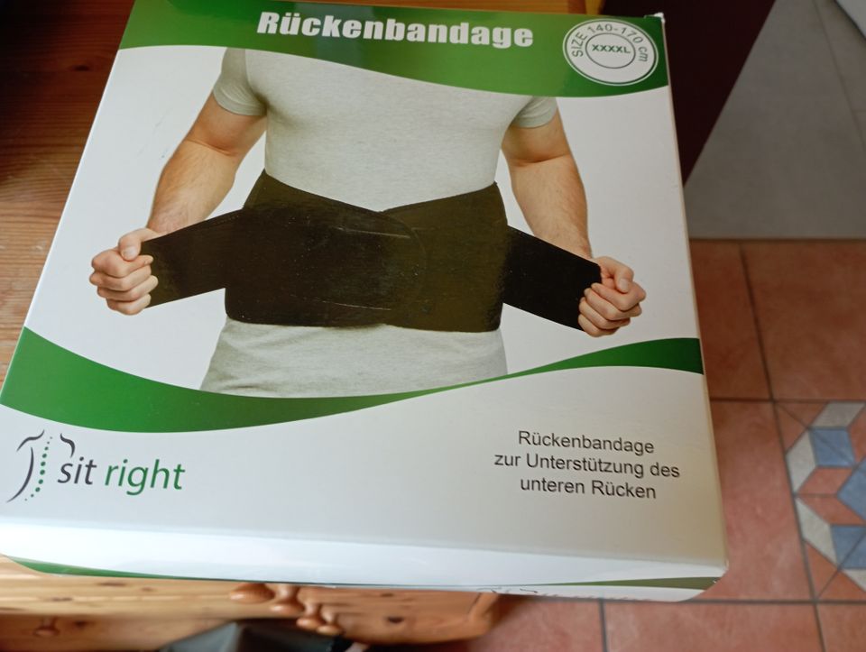 Neue, ungetragene Rückenbandage in Solingen