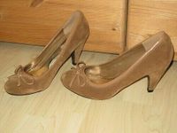 Jumex High Heels Pumps in Braun Ocker in Wildlederoptik neu Gr.40 Bayern - Apfeldorf Vorschau