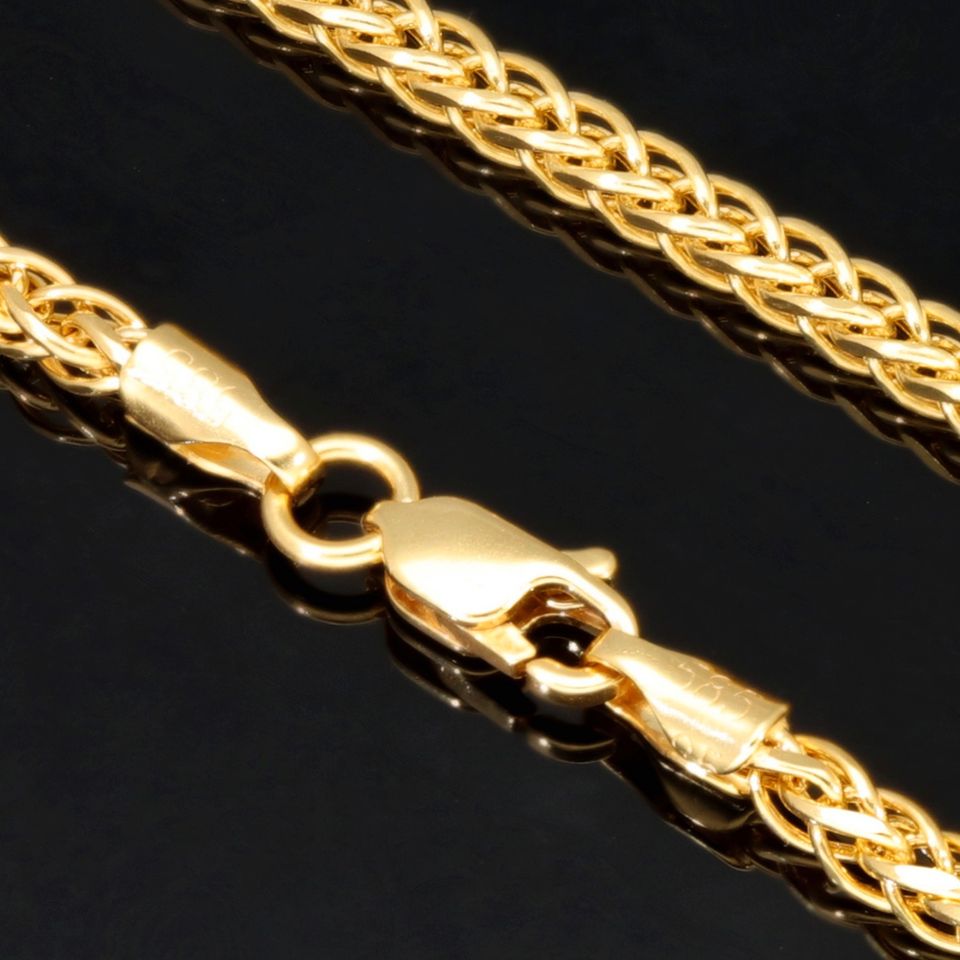 Fuchsschwanzkette Goldkette Halskette 585 14K ECHT GOLD 2mm 60cm Kette Halskette NEU Schmuck Massiv Goldschmuck Viele weitere Angebote mit Finanzierung Ratenzahlung im Shop sensburg-aurum in Berlin