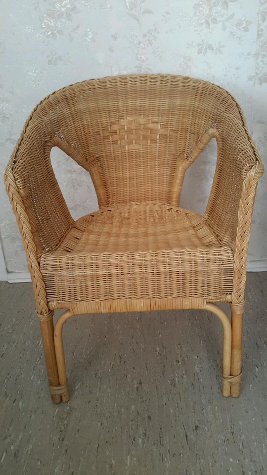 Rattan Sessel, beige, sehr gut, Selbstabholung, 20 €. in Hannover