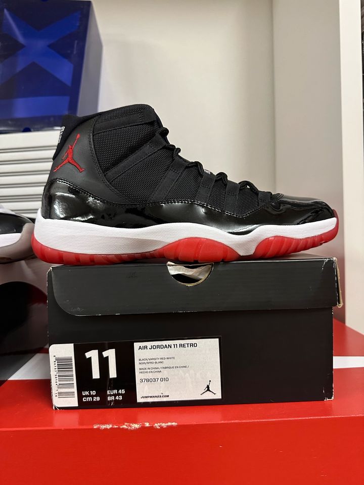 Nike Air Jordan 11 Bred Gr.45 NEU in Lottstetten