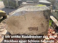 Antike Radabweiser Muschelkalk 2 Stk aus Schlossscheune Nordrhein-Westfalen - Lemgo Vorschau