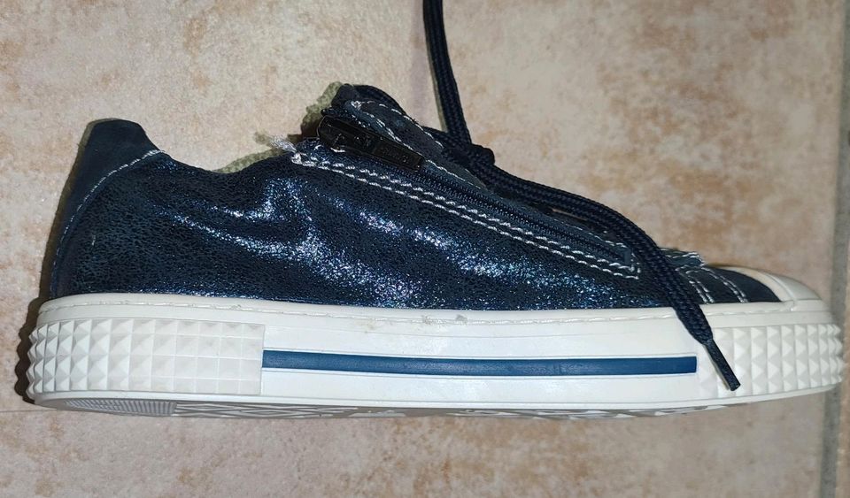 Primigi Mädchen Leder Schuhe Halbschuhe blau Gr.31 Neu! in Jarplund-Weding