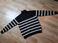 Damen Pulli Gr S, schwarz/weiss mit Kragen Bayern - Burghaslach Vorschau