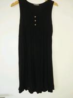 schwarzes Sommerkleid mit Knöpfen Niedersachsen - Goldenstedt Vorschau