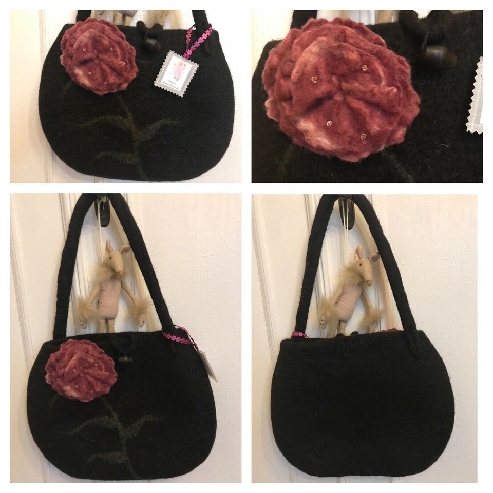 Impression Merino Filz schwarz TASCHE zu Dirndl Oktoberfest 289€ in Koblenz