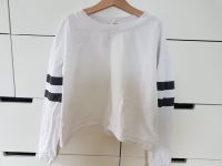 H&M kurzes Sweatshirt cropped weiß schwarz 146/152 Dortmund - Mitte Vorschau