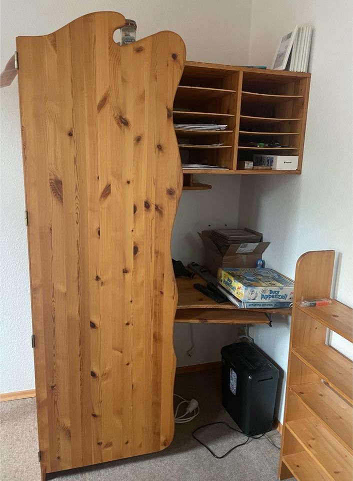 RS möbel, Vollholz/ Weichholz Schreibtisch Schrank  abschließbar in Lilienthal