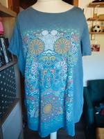 Mandala T-Shirt Gr. 52/54;blau Hippie Goa Festival Bayern - Kronach Vorschau