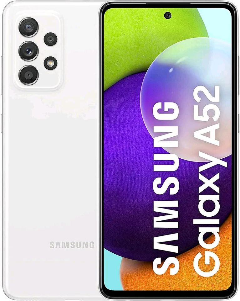 SAMSUNG GALAXY  A 52 ▪︎ 128 GB▪︎ 6GB RAM ▪︎4K VIDEO CAM ▪WHITE ▪︎ in Oberuckersee