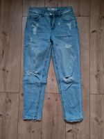 FB Sister XS ripped Jeans mid waist used Look boyfriend Sachsen-Anhalt - Merseburg Vorschau