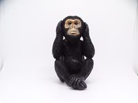Schimpanse Affe Nichts hören schwarz Polyresin Cor Mulder Wiesbaden - Erbenheim Vorschau