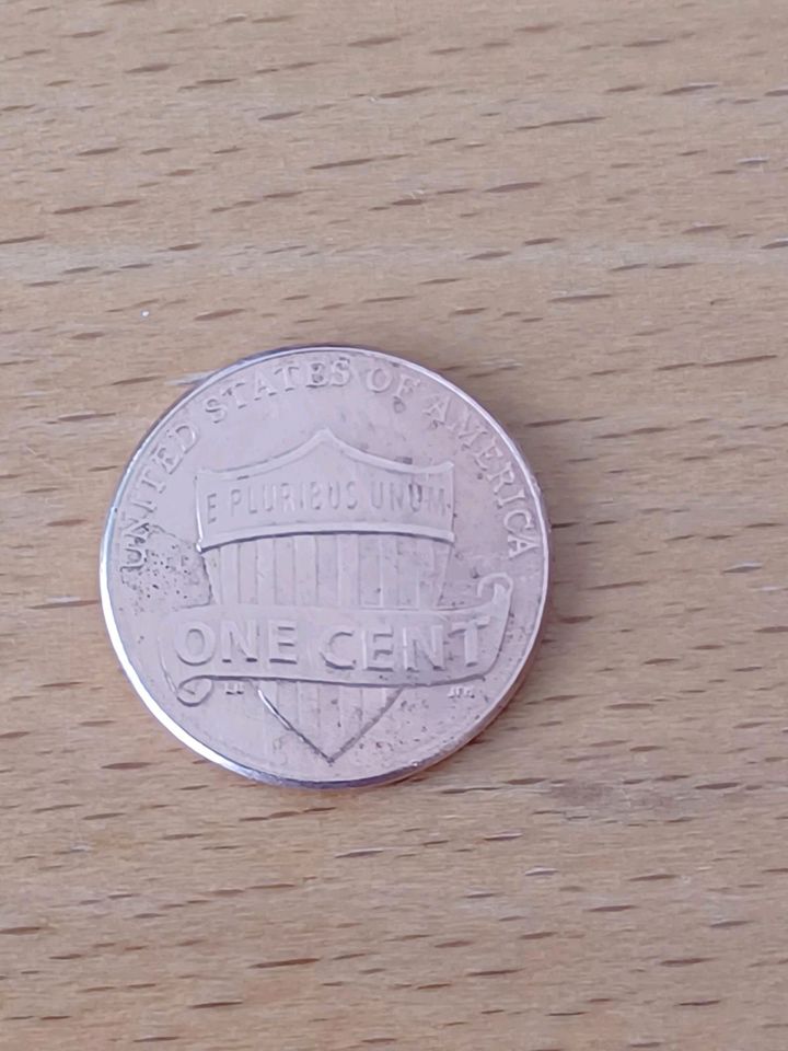 1 Cent - Münze aus den USA in Sulzburg