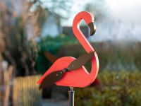 Flamingo Deko Figur Garten Windrad Windspiel Vogel pink rosa Schleswig-Holstein - Klein Gladebrügge Vorschau