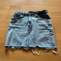 Bershka Jeansrock mit Franzen Gr. 38 - High Raise Bayern - Werneck Vorschau