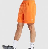 Gymshark Arrival Shorts Orange M Medium Hose Nordrhein-Westfalen - Burscheid Vorschau