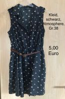 Kleid, schwarz mit Blumen, Atmosphere, Gr.38 Bayern - Trogen Vorschau