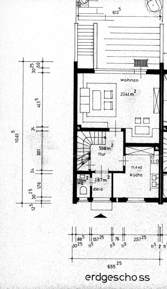 Reihenmittelhaus in Dollbergen / Uetze in Bahnhofnähe in Uetze