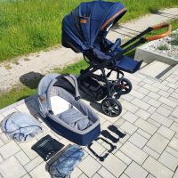 Gesslein F4 air Kombi-Kinderwagen - dunkelblau/grau Bayern - Ampfing Vorschau