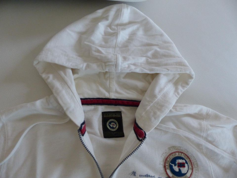 Napapijri-Kaputzen-Jacke, Größe M, Weiß, wenig getragen in Koblenz