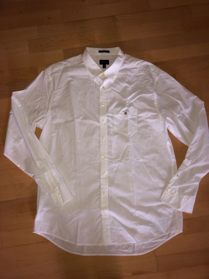 Gant He. Hemd the Broadcloth Regular 2XL 45/46 weiß in Gütersloh