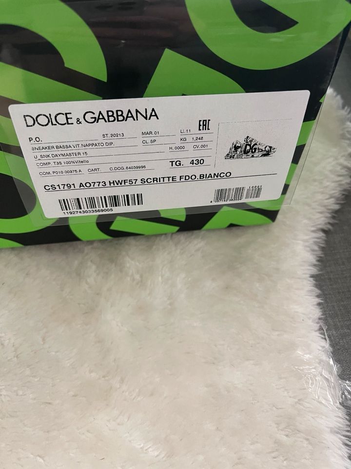 Original Dolce & Gabbana Designer Sneaker Schuhe weiß Gr. 43 neu in Bremen