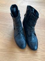 Hochwertige Leder Stiefel schwarz Gr. 41 Niedersachsen - Sickte Vorschau