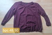 bpc Shirt langarm bordeaux lila aubergine rot Größe 48 50 Sachsen - Ottendorf-Okrilla Vorschau