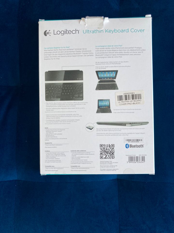 Logitech ultrahin Keyboard Cover wie neu in Düsseldorf