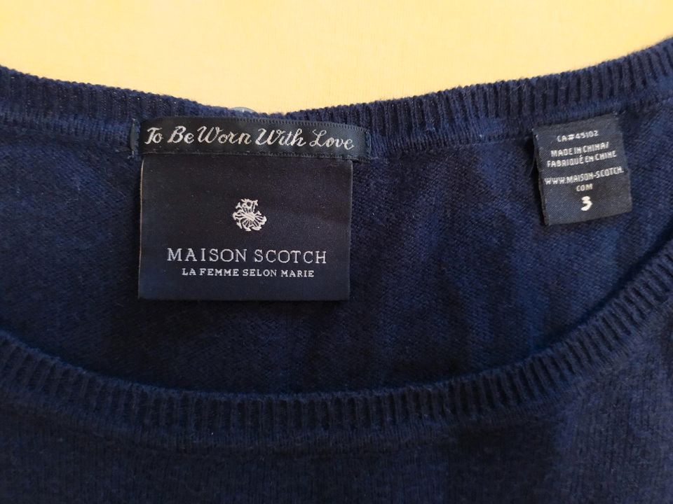 Maison Scotch Scotch Soda Pullover Stern blau Gr 3 M/L in Brühl