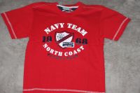 Topolino rotes T-Shirt "Navy Team" Gr.98 Nordrhein-Westfalen - Beckum Vorschau