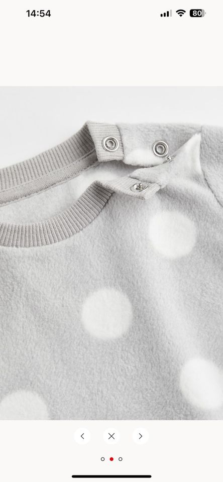 H&M Schlafanzug aus Fleece,Baby Set in Gerach