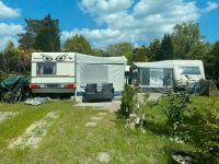 Wohnwagen mit Etagenbett und Zweitwohnwagen auf Dauercampingplatz Kreis Pinneberg - Uetersen Vorschau