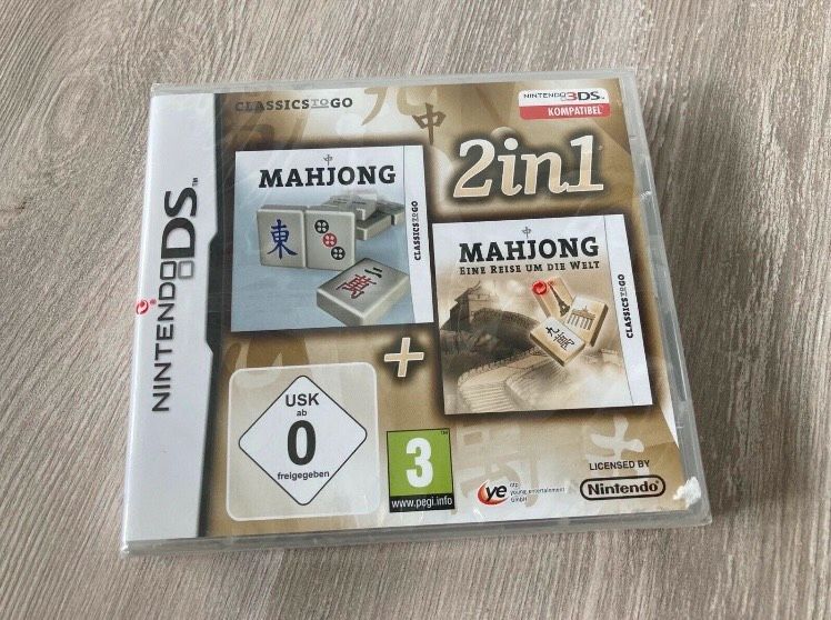 Nintendo DS 2in1 Spiel: Mahjong + Mahjong-Eine Reise um die Welt in Celle