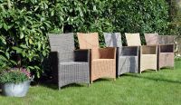 Armlehnstuhl Gartenstuhl Polyrattan mit Teak Armlehnen NEU Schleswig-Holstein - Ahrensburg Vorschau