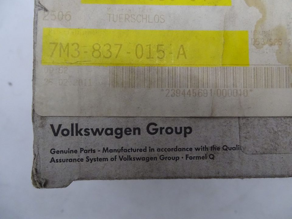 7M3837015A Original VW Audi Seat Skoda Türschloss in Kirchhundem