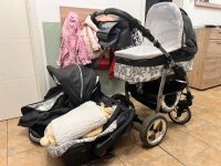 Kinderwagen 3 in 1, Babyschale, Kindersitz, viel Zubehör Sachsen-Anhalt - Stendal Vorschau