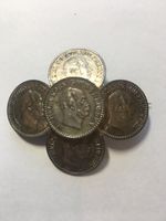 Münzenbrosche aus 5 alten 1 Silber Groschen (Preußen 1868/73) Rheinland-Pfalz - Minfeld Vorschau