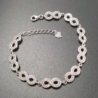 Neues feines Zirkonia Armband ( Silber 925 ) 17 - 19,5 cm Nordrhein-Westfalen - Recklinghausen Vorschau