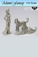 PHOENIX Scale Miniatures - A11 - Queen Kharina w. 2 Large Hounds Niedersachsen - Sehnde Vorschau