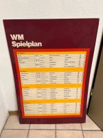 XXL Spielplan Karton Poster WM Fußball Dachbodenfund sammeln Baden-Württemberg - Erlenbach Vorschau