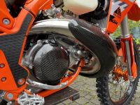 Carbon Krümmerschutz Kupplungschutz Lima für KTM EXC 250 300 TBI Bayern - Olching Vorschau